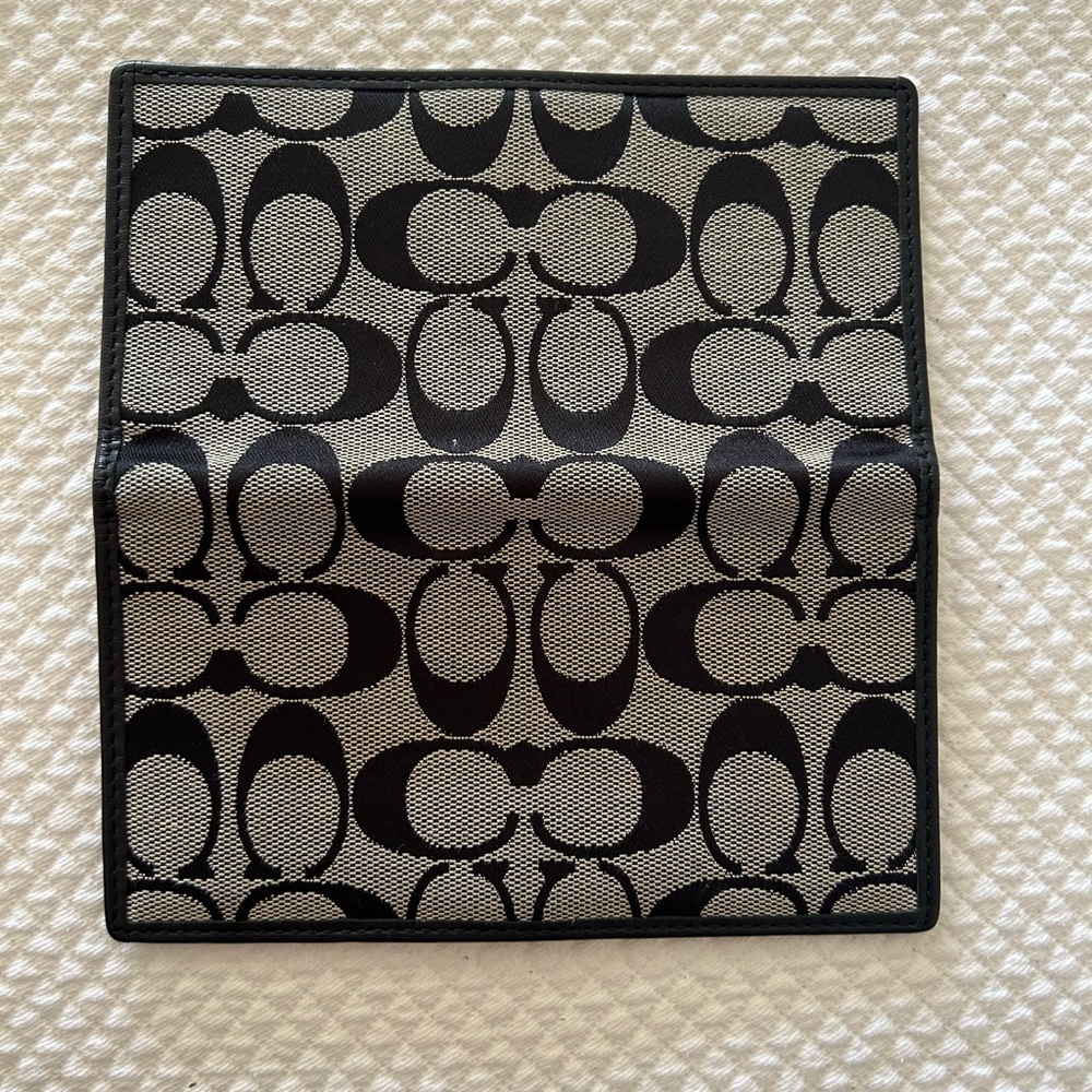 Coach signature C Check Book cover - Picture 7 of 7